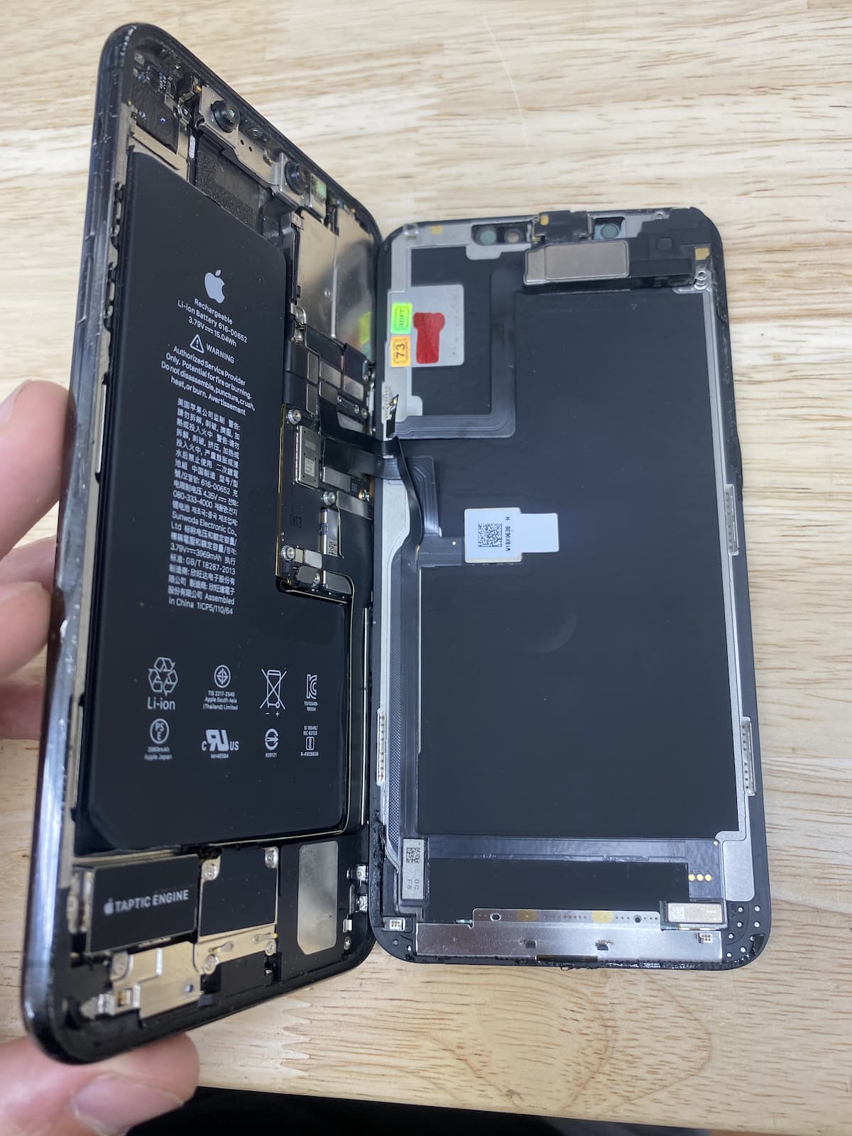 iPhone 11 Pro Max opened up