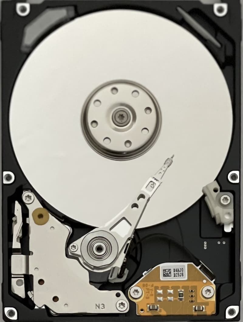 Opened Hard Drive Data Recovery
