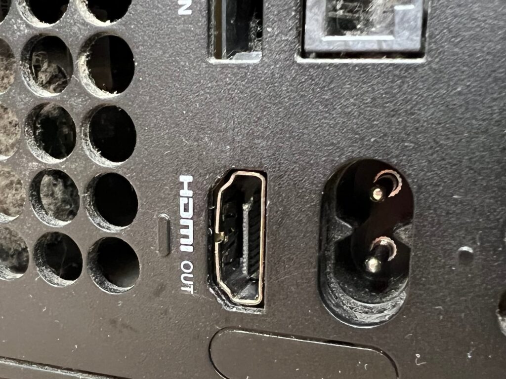 Xbox X with bad HDMI