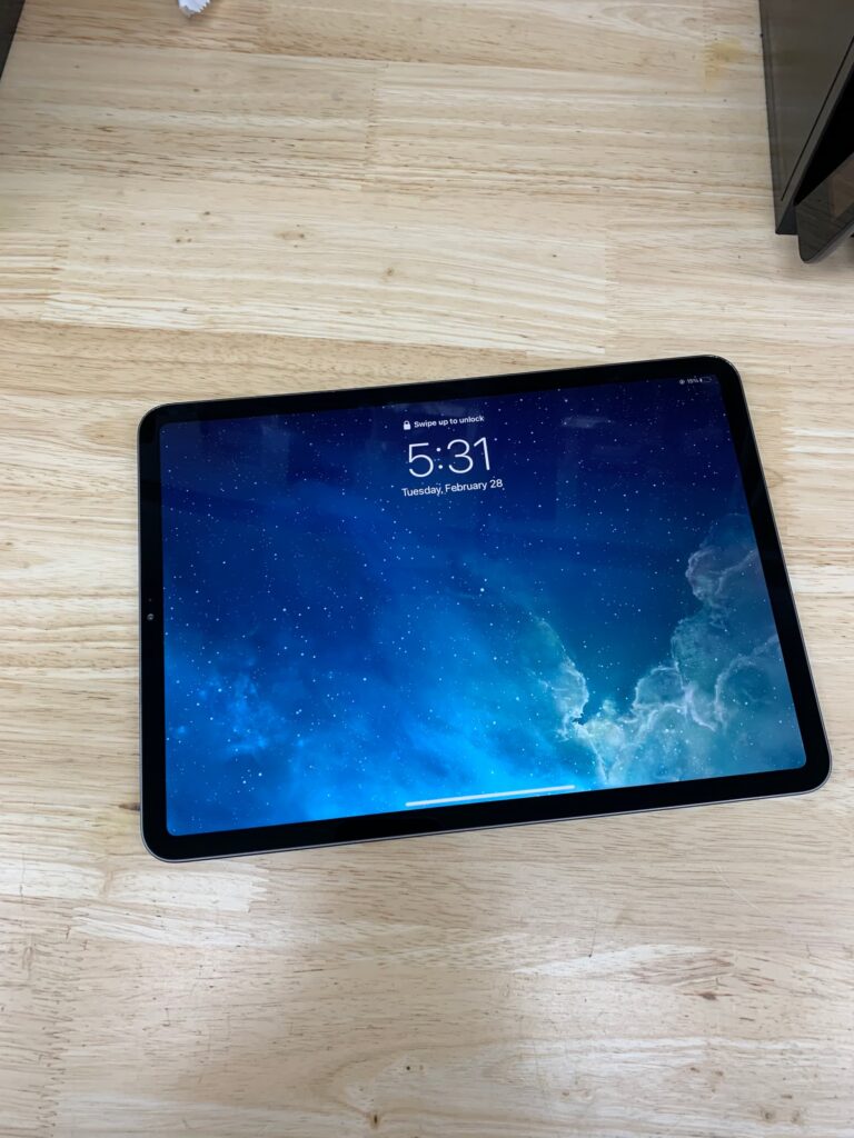 Repaired screen on iPad pro 5th Gen