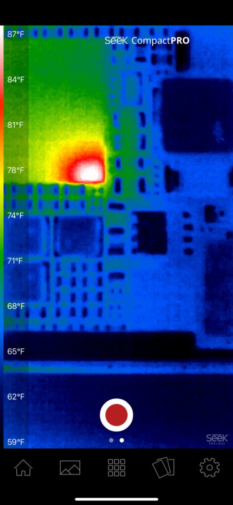 M1 Air Thermal Camera Image