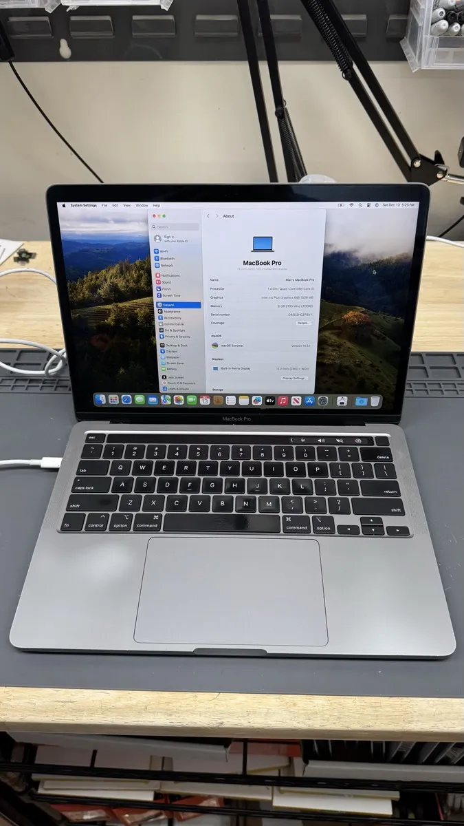 Professional MacBook screen repair service at MackTechs for East Falls customers